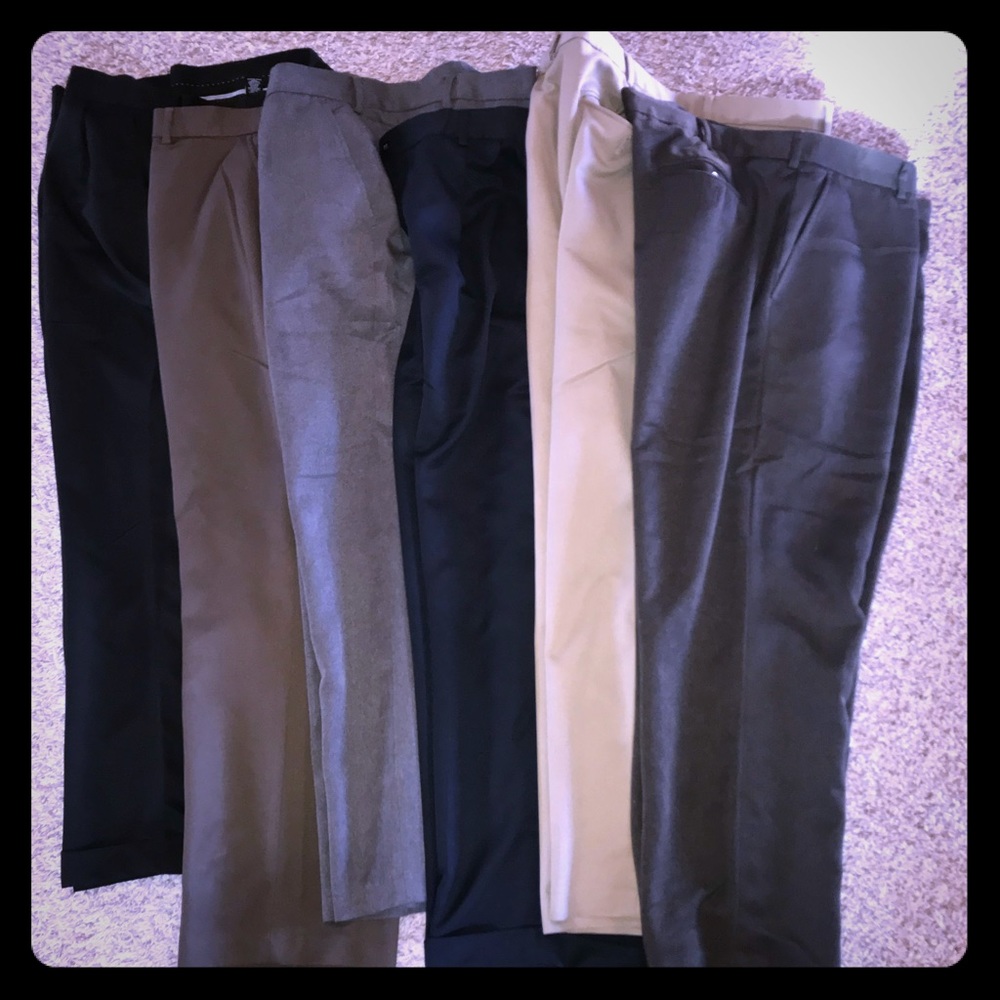 Men’s Slacks - 6 Pair